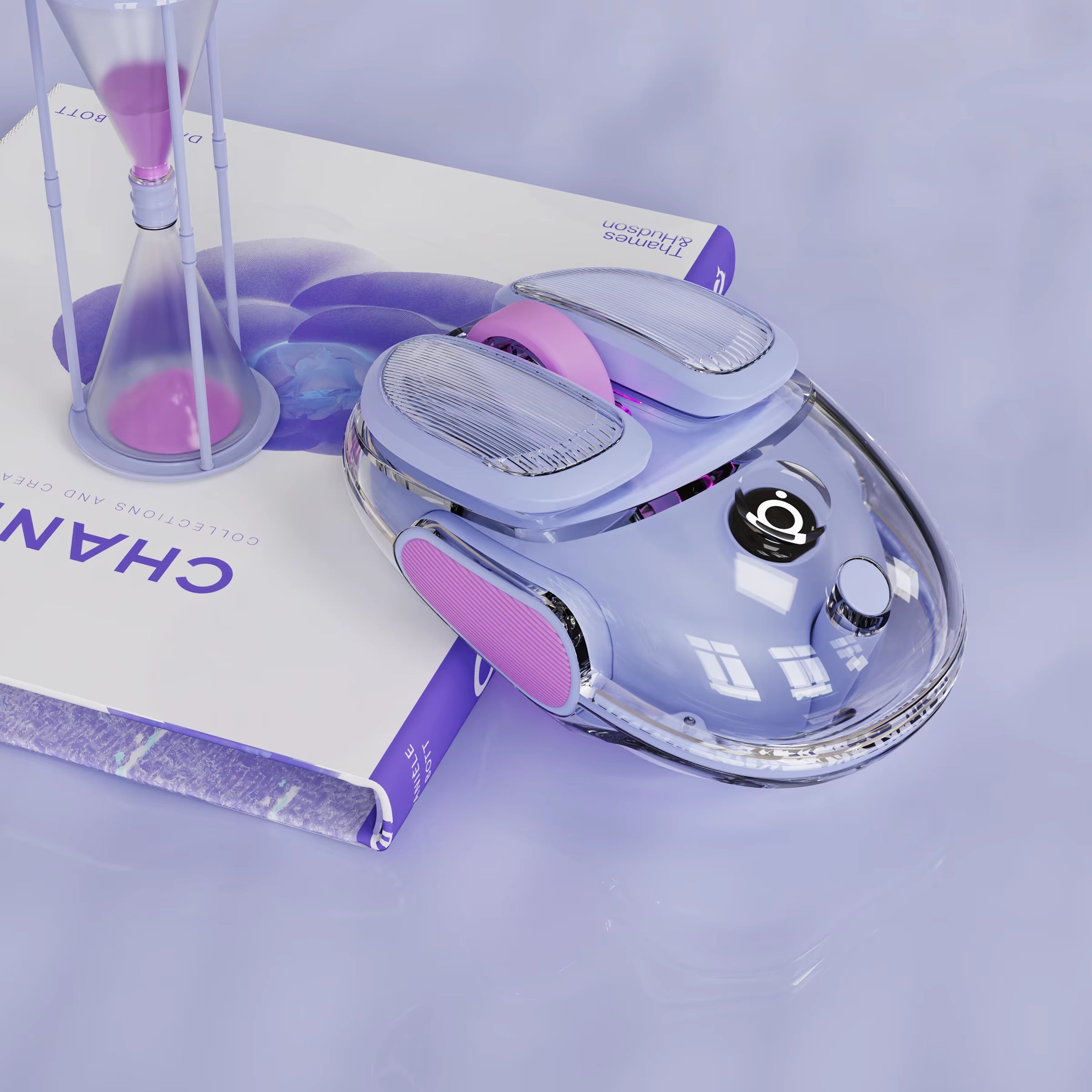 EWEADN Cute Ergonomic Gaming Mouse, Mini Potato-Shaped Wireless Mouse, Silent Dual Mode BT/2.4G, Rechargeable, for Laptop/Office