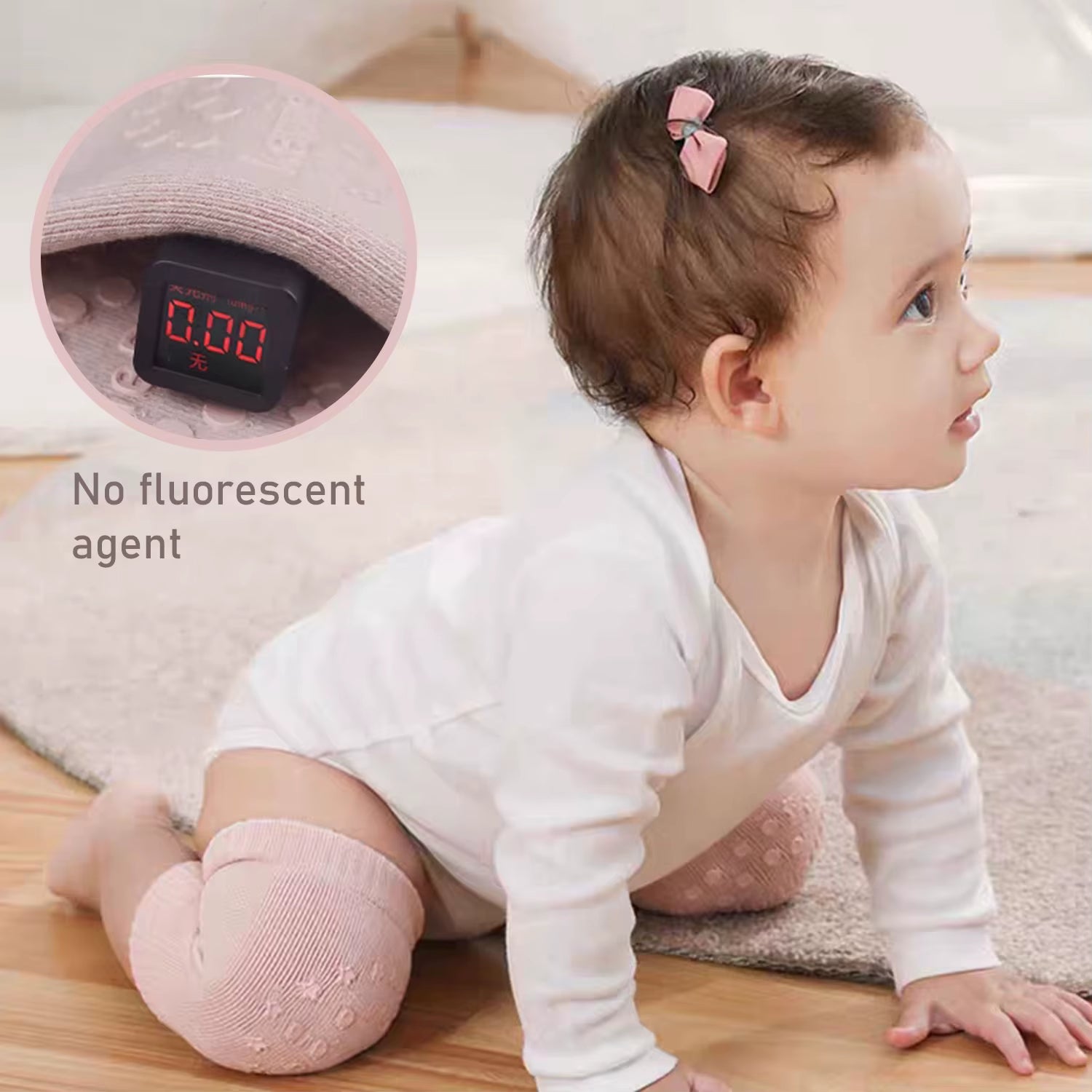 Children Crawling Knee Pads Elbow Pads Four Seasons Baby Photography Accessories Knee Pads Non-Slip Warm Boys and Girls