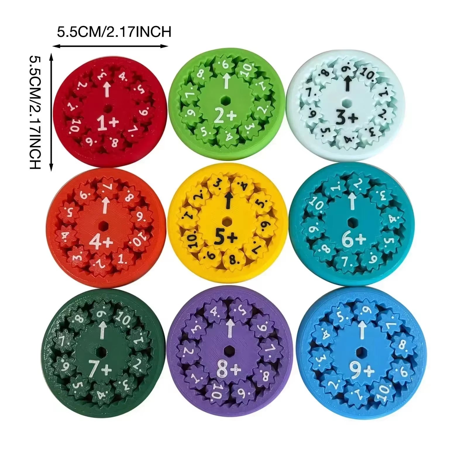 Desktop Mathmultiplication Games Math Fidget Spinners Fingertip Math Puzzle Toys Math Games Mathoperations Decompression Games