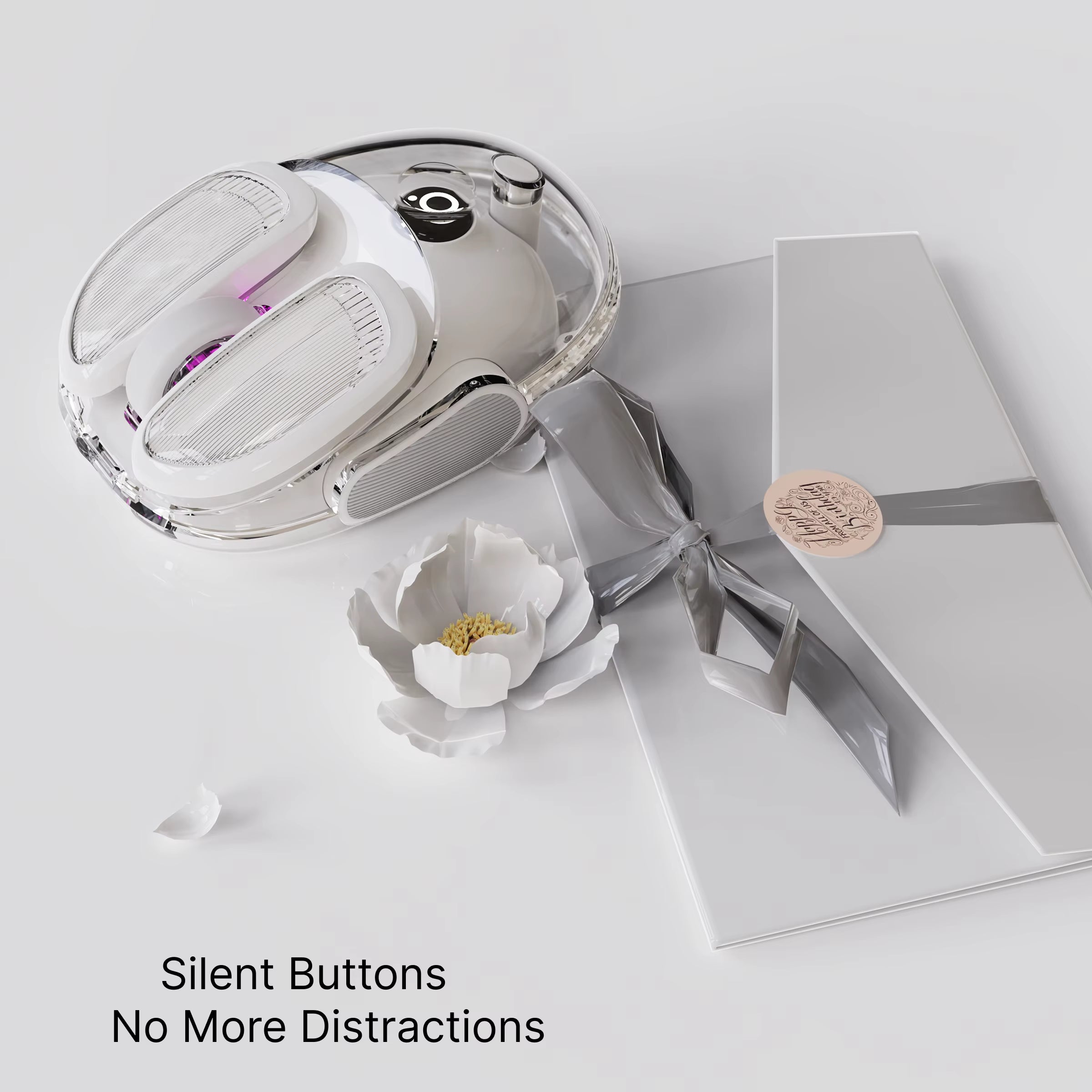 EWEADN Cute Ergonomic Gaming Mouse, Mini Potato-Shaped Wireless Mouse, Silent Dual Mode BT/2.4G, Rechargeable, for Laptop/Office