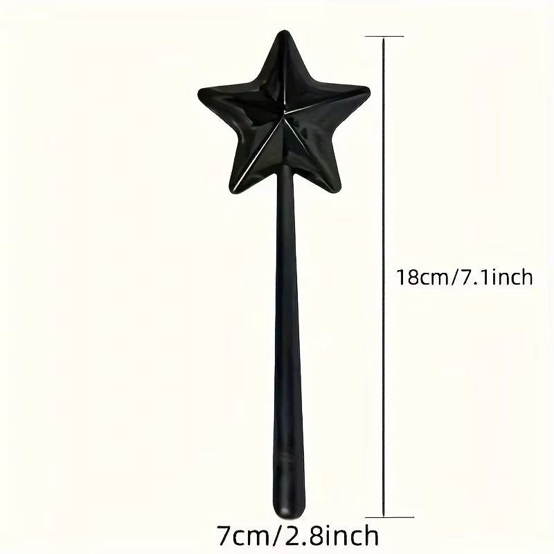 1/2Pcs Portable Seasoning Bottle Reusable Magic Star Wand Seasoning Dispenser Seasoning Jar Set Kitchen & Dining BBQ Supplies