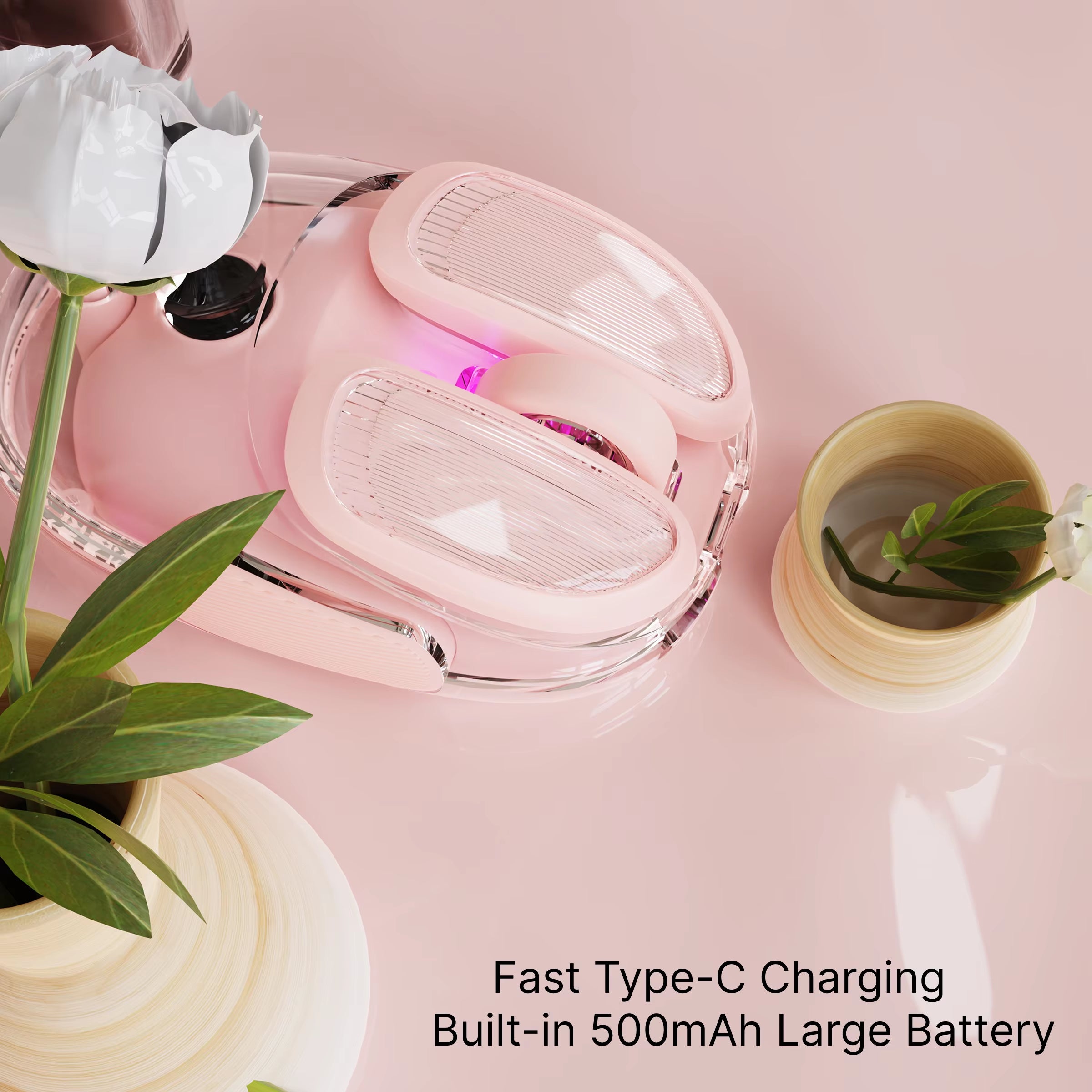 EWEADN Cute Ergonomic Gaming Mouse, Mini Potato-Shaped Wireless Mouse, Silent Dual Mode BT/2.4G, Rechargeable, for Laptop/Office