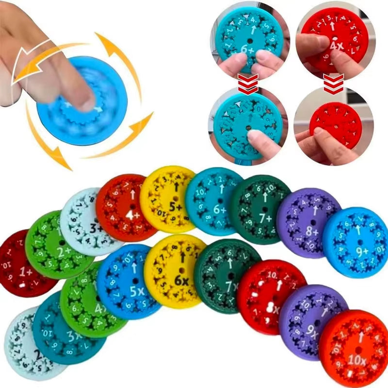 Desktop Mathmultiplication Games Math Fidget Spinners Fingertip Math Puzzle Toys Math Games Mathoperations Decompression Games